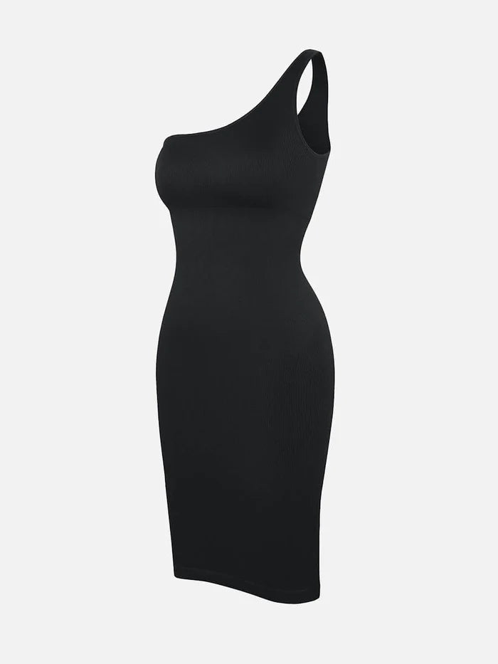 AP One-Shoulder Shaper Dress – Asia Penelope Collection