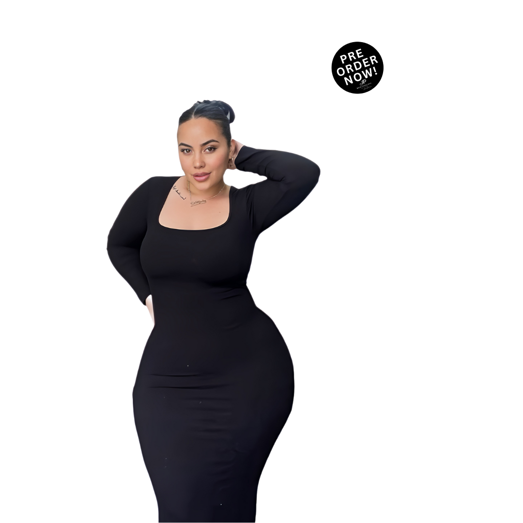 AP 2in1 Shapewear Dress - Black