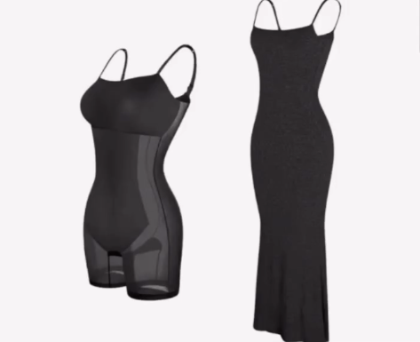 AP 2in1 Shapewear Singlet Dress - Black – Asia Penelope Collection