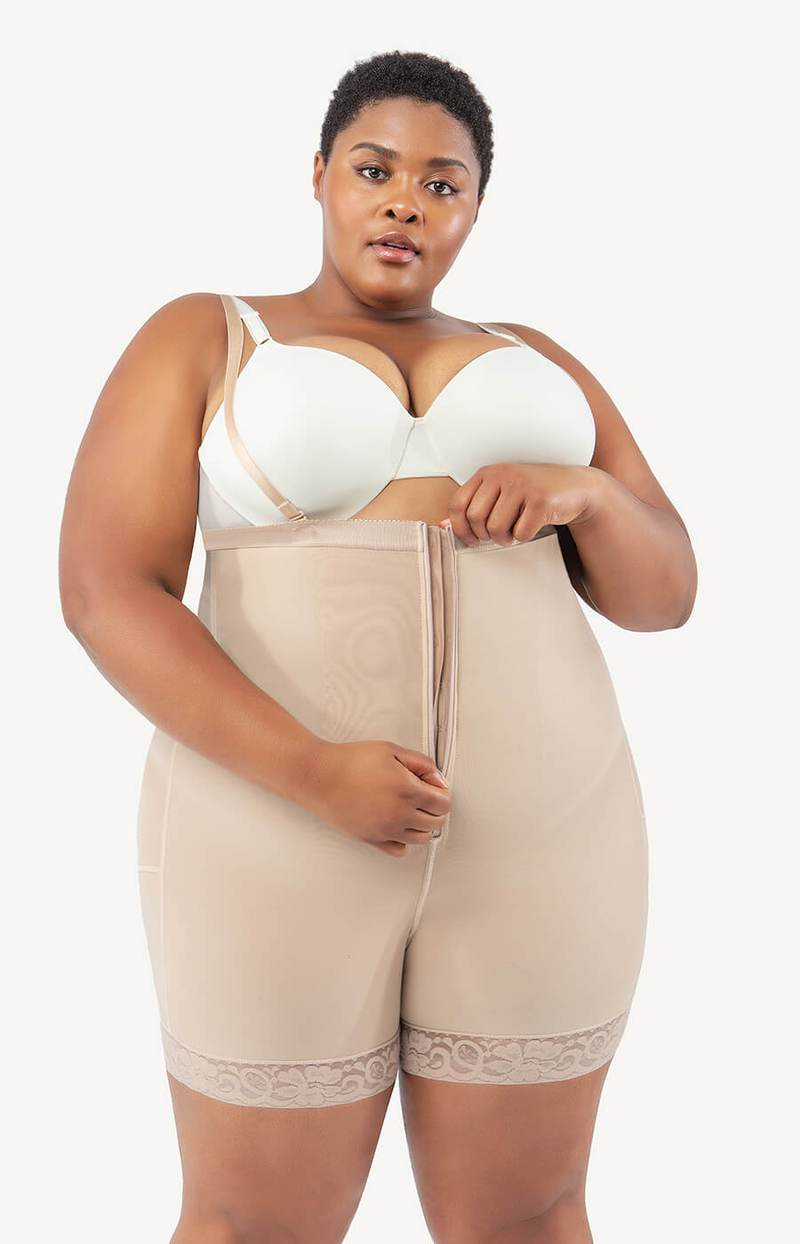 Shop Generic Women Lace Full Body Shaper Tummy Control Bodysuit